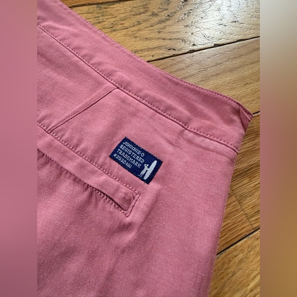 Johnnie-O Dawn 2 Dusk Hybrid Shorts Lightweight Pockets Malibu Red Men’s Size 38 - Picture 5 of 16
